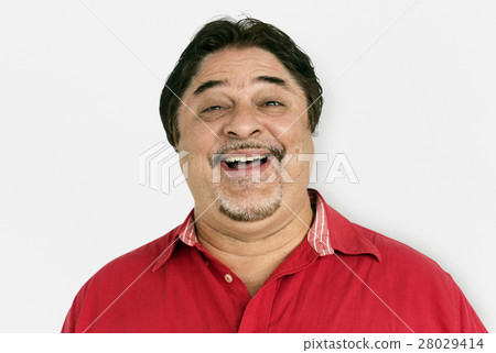 Man Cheerful Studio Portrait Concept Man Cheerful Studio Portrait Concept 28029414