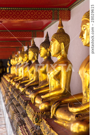 Buddha statue at Wat Pho in Bangkok ,Thailand 28029615