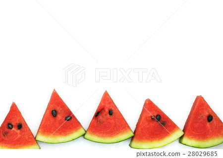 Watermelon Ripe and tasty isolated on white Watermelon Ripe and tasty isolated on white 28029685