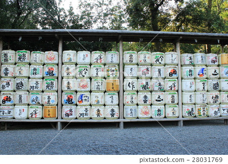 伊勢神社清酒桶 伊勢神社清酒桶 28031769