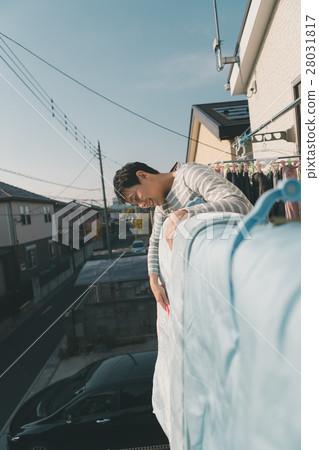 曬被褥 男人 男 28031817