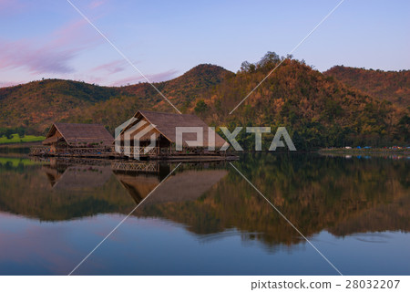 Beautiful view of lake (Khao wong reservoir)  28032207