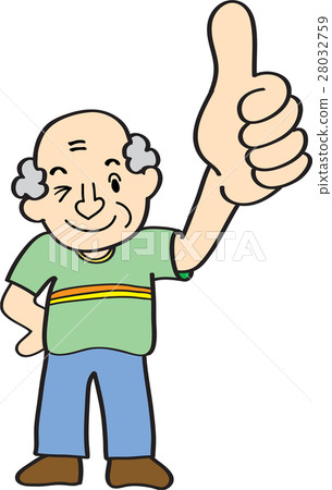 健康和健康的老人 健康和健康的老人 28032759