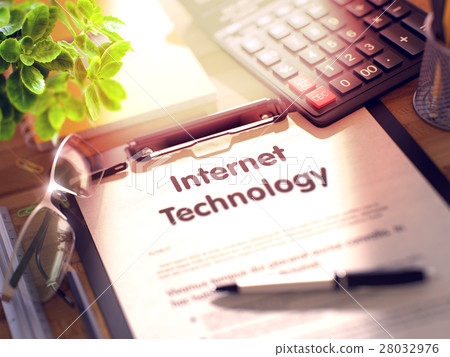 Clipboard with Internet Technology. 3D. Clipboard with Internet Technology. 3D. 28032976