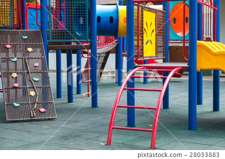 Colorful playground on yard in the park 28033883