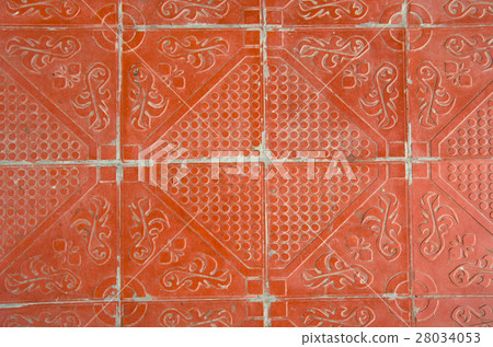 ornamental tiles background, India 28034053