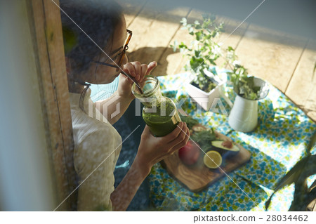 A woman relaxing at home 28034462