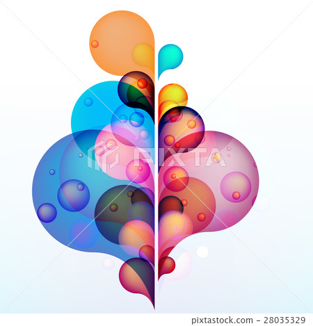 Abstract colored background with circles. + EPS10 28035329