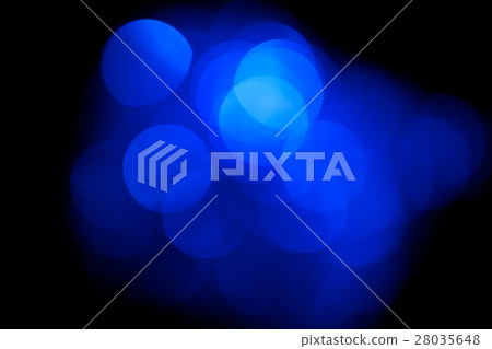 Blue blurred lights, bokeh effect. 28035648