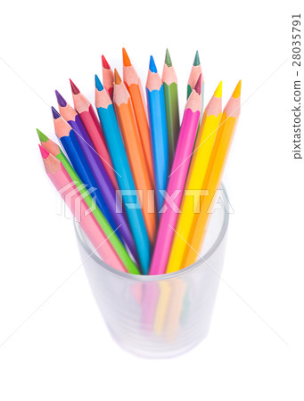 Cup with colorful Pencils Cup with colorful Pencils 28035791