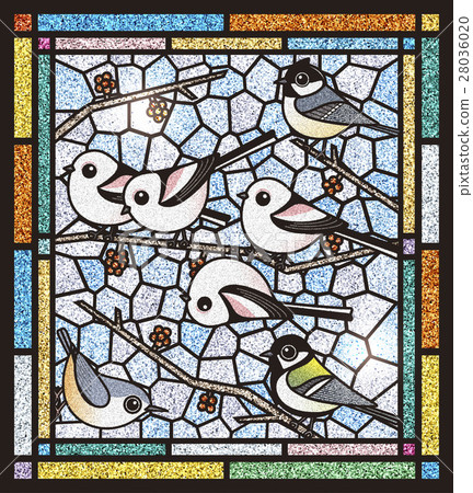 Wild bird stained glass 3 Wild bird stained glass 3 28036020