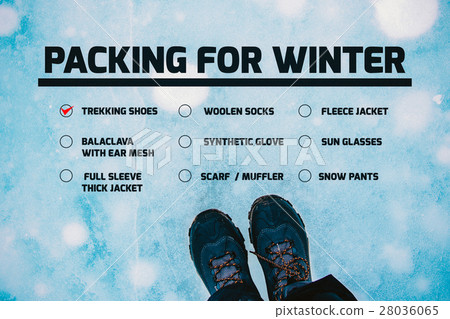 packing for winter checklist. packing for winter checklist. 28036065