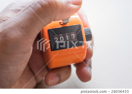 Tally counter show digit 2017 Tally counter show digit 2017 28036433