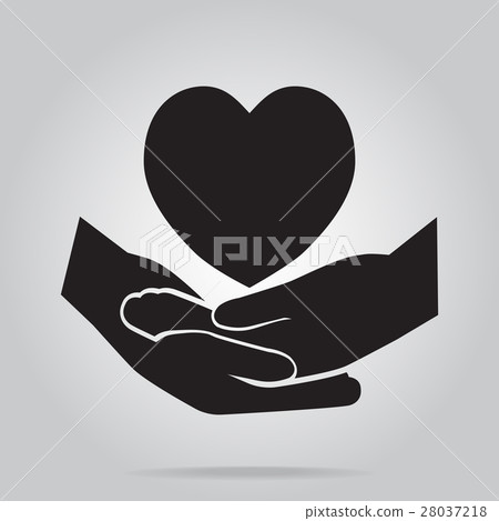 Hand clasped icon 28037218