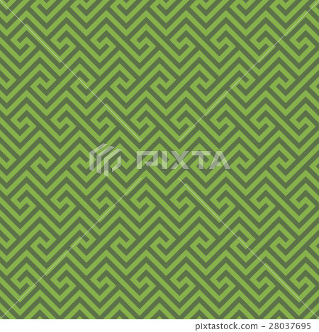 Greenery Classic meander seamless pattern. Greenery Classic meander seamless pattern. 28037695
