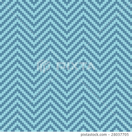 Chevron Pixel Art Seamless Pattern. Chevron Pixel Art Seamless Pattern. 28037705