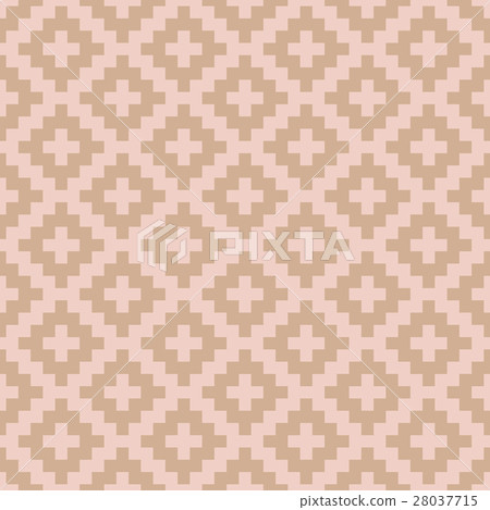 Squares Pixel Art Seamless Pattern. 28037715