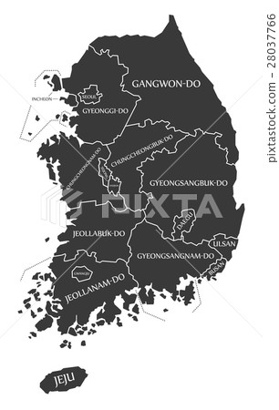 South Korea labelled black South Korea labelled black 28037766