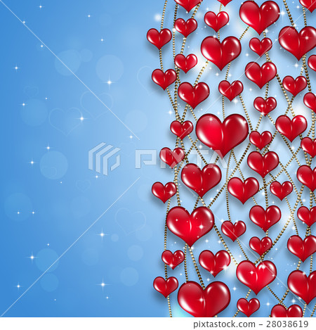 Bright Hearts Holiday Background Bright Hearts Holiday Background 28038619