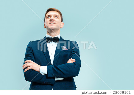 Portrait of handsome and elegant business man 28039161
