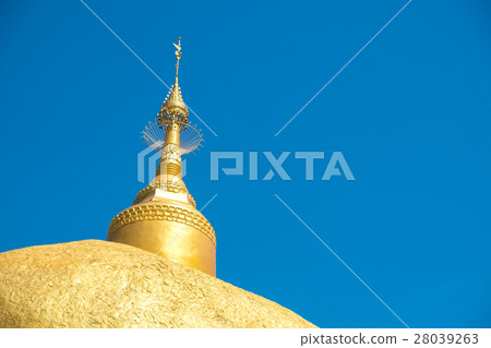 Golden rock with Pagoda 28039263