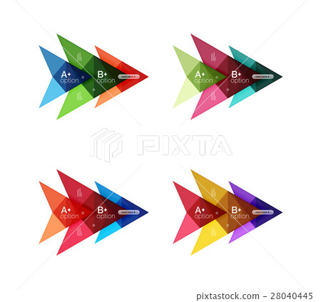 Vector colorful arrow option infographics 28040445