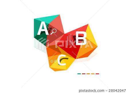 ABC infographics vector 28042047