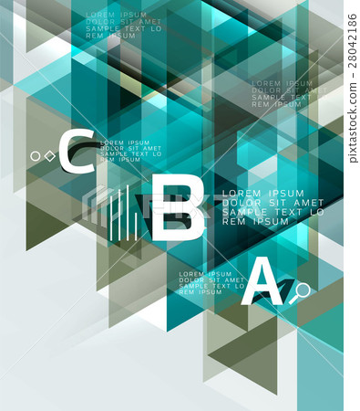 Triangle polygonal abstract background Triangle polygonal abstract background 28042186