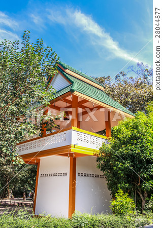 the belfry in the temple at Thailand 28044877