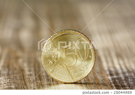 Close up of fifty euro cent 28044989