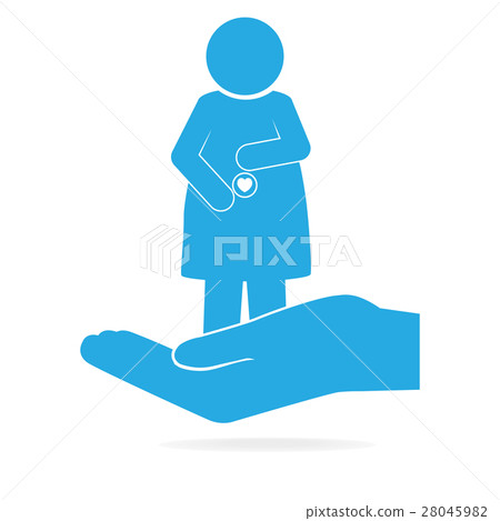 Pregnant woman icon Pregnant woman icon 28045982