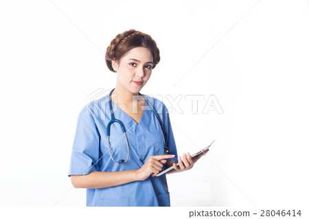 Nurse portrait, heathcare concept. 28046414