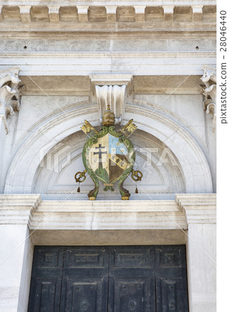 Ancient Coat of Arms on Church Giorgio Maggiore. 28046440