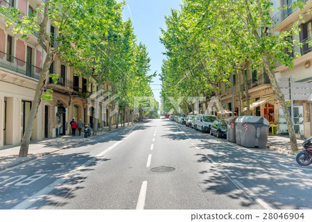 Road on the city street Road on the city street 28046904
