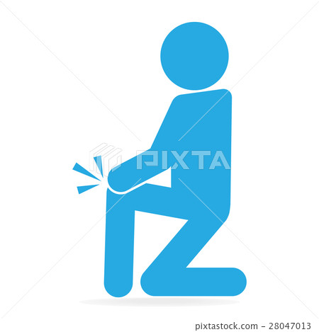 Injury man in bandage and wheelchair icon Injury man in bandage and wheelchair icon 28047013