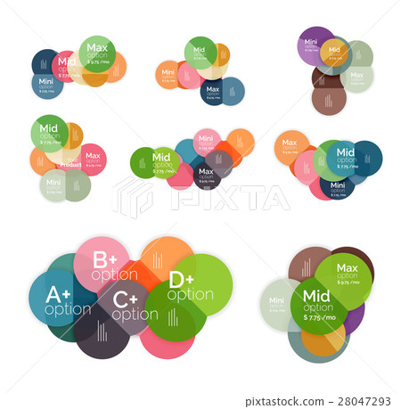 Business circle infographic banner template 28047293