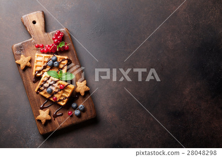 Waffles, candies and sweets 28048298