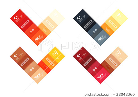 Vector color stripes infographics templates 28048360
