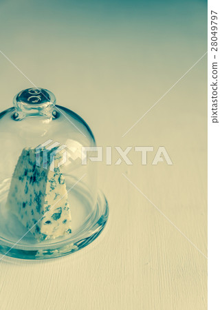 Blue cheese under the glass dome 28049797