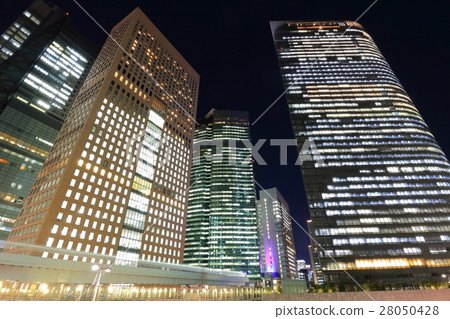 Night view of Shiodome chaosite Night view of Shiodome chaosite 28050428