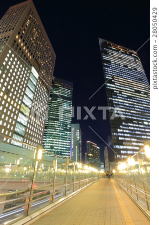Night view of Shiodome chaosite Night view of Shiodome chaosite 28050429