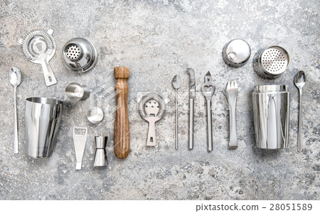 Bar tools making cocktail Shaker jigger Food 28051589