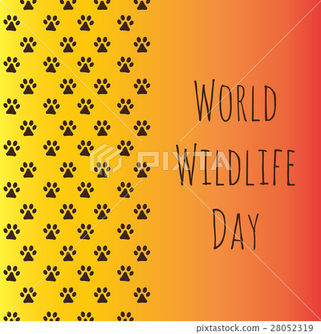 Animal's footprint 28052319