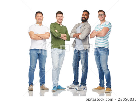 international group of happy smiling men 28056833