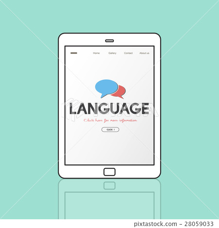 Online Language Learning Interface Concept Online Language Learning Interface Concept 28059033