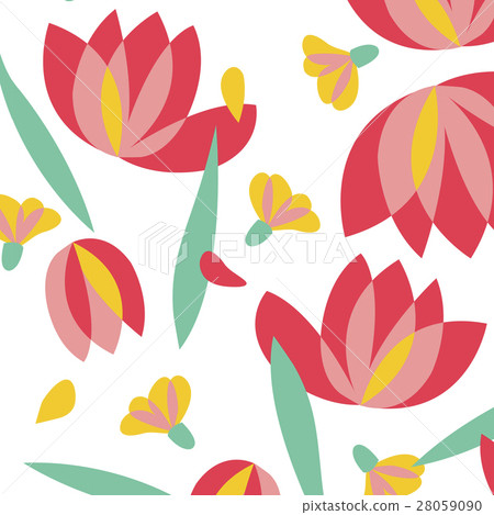 Floral Vector Pattern Design Illustration Floral Vector Pattern Design Illustration 28059090