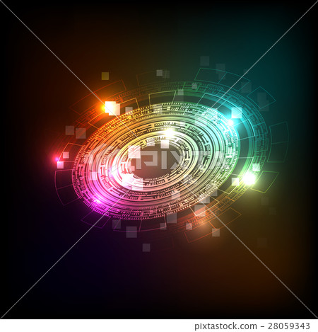 Abstract futuristic technology colorful background Abstract futuristic technology colorful background 28059343
