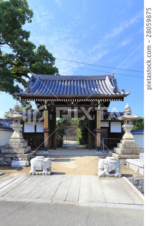 Shikoku Buddha 63rd Ticket "Kichijoji" Sanmon gate 28059875