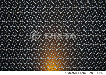 Metallic mesh grid net fence texture background Metallic mesh grid net fence texture background 28061492