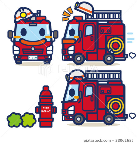 Fire Truck Car Fire Truck Car 28061685